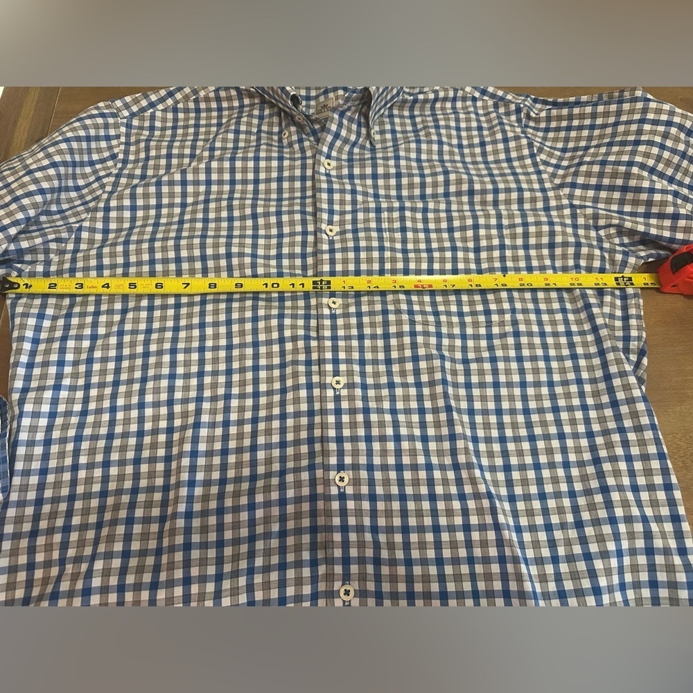 Peter Millar Collared Button Up L 100% Cotton - image 5